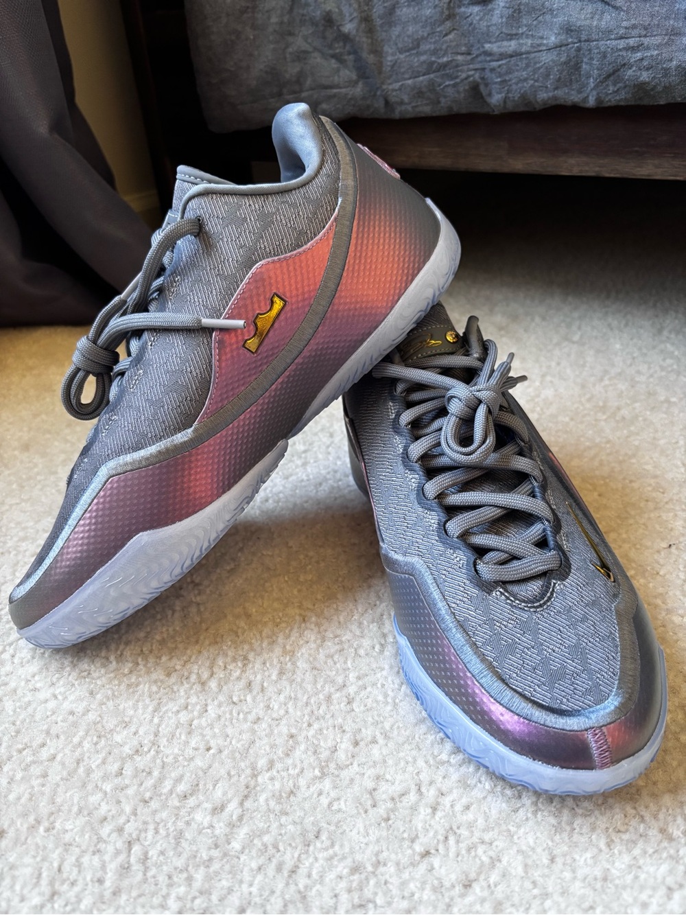Nike LeBron 23 "Shut Up and Dribble" Gray Multicolor Men's Size 10.5 IH1530-002 - Picture 2 of 13